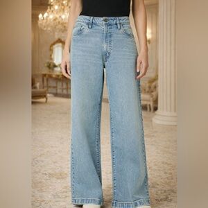 Hudson Jolene Wide Leg Jeans Risque Wash Size 29 High Rise Wide Leg NWT